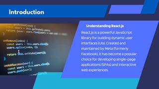 React.js: Building Dynamic User Interfaces | PPT
