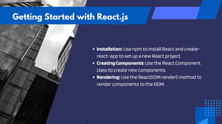 React.js: Building Dynamic User Interfaces | PPT