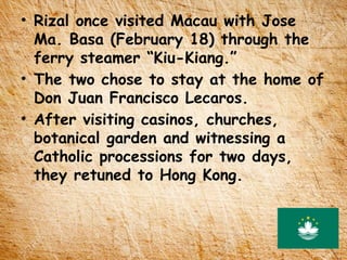ppt for Rizal.pptx for lessons week 15-16 | PPTX