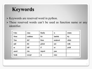 ppt for seminar for pyrhon etc and the semiar of college | PPT