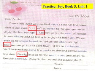 Practice: Joy, Book 5, Unit 1 