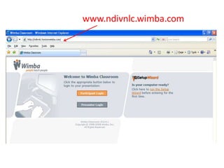 www.ndivnlc.wimba.com