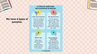 We have 4 types of
questios.
 