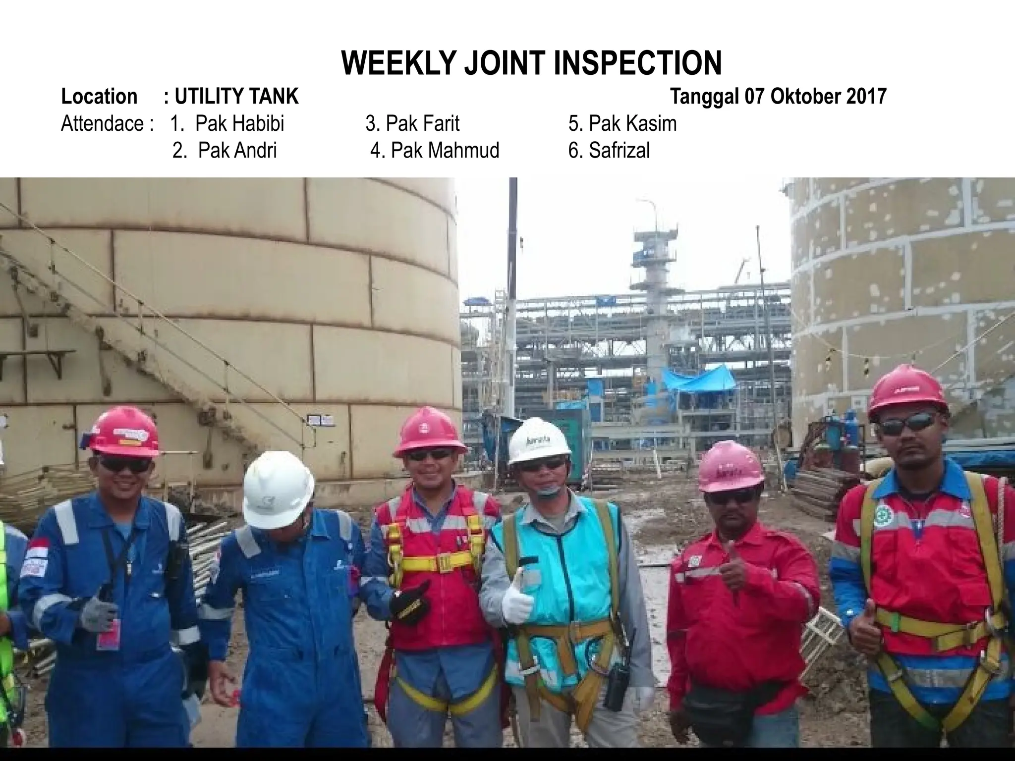 PPT FOR WEEKLY JOINT INSPECTION 05 agustus- group B.pptx