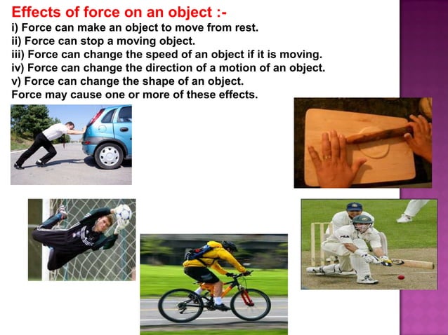 Force and Pressure
