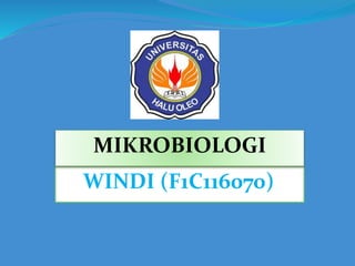 WINDI (F1C116070)
MIKROBIOLOGI
 