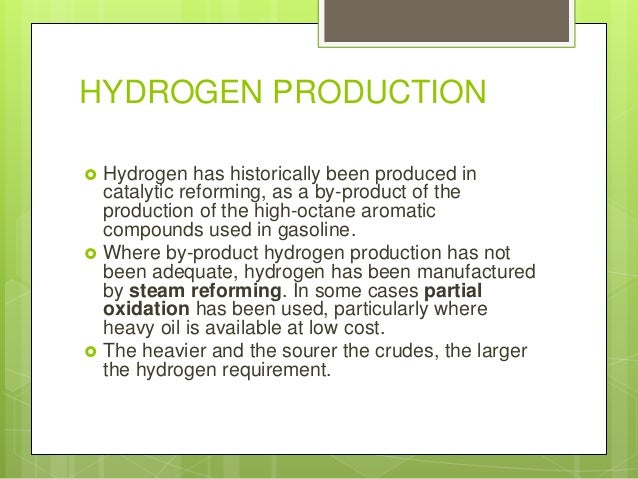 Ppt fw hydrogen production