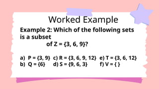 SETs MATHEMATICS 7 sample powerpoint lesson | PPTX