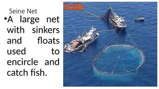 Surrounding Net PPT G8Q1W3.pptx fishing gears and bait methods | PPTX