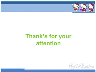 Thank’s for your
attention
 