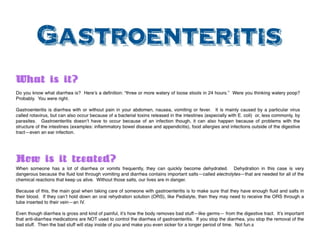 PPT gastroenteritis