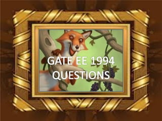 Pptgateeee1994questions