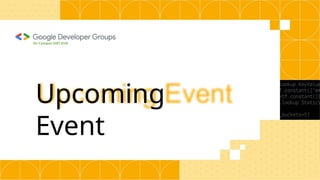 Upcoming
Event
On Campus UIET,KUK
 