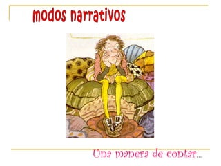 modos narrativos Una manera de contar … 