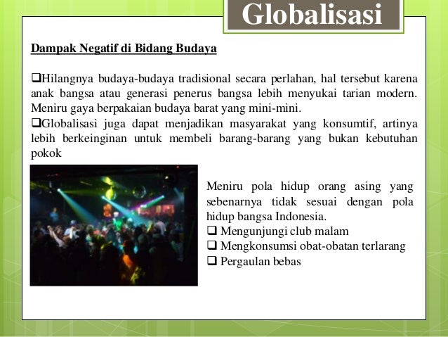 Ppt Sikap terhadap Globalisasi di Lingkungannya