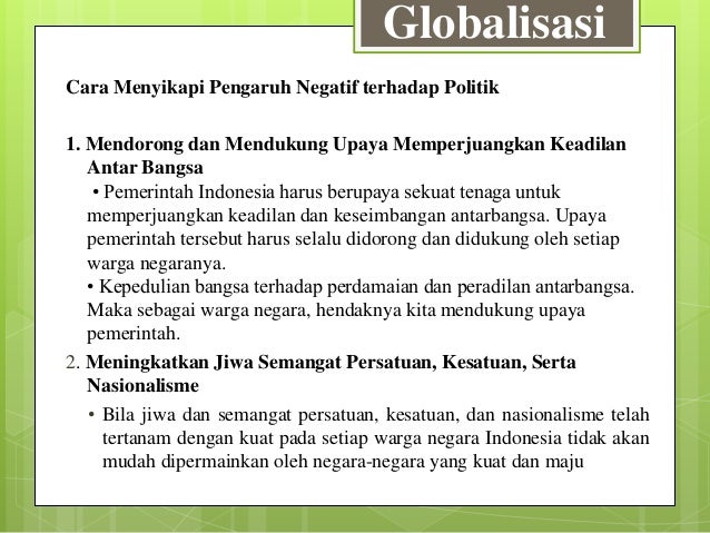 Contoh Globalisasi Politik Di Indonesia - Contoh Soal2