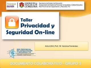 Presentation Title
Subtitle or company info

AULA 05/2- Prof.: M. Verónica Fernández

 