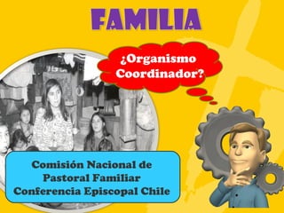 ¿Organismo  Coordinador? Comisión Nacional de Pastoral Familiar Conferencia Episcopal Chile 