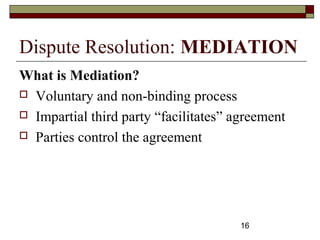 Construction Contract Dispute Resolution | PPT