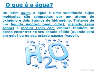 Dia Mundial da Água - 22 de Março | PPTX