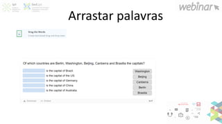 Arrastar palavras
 