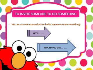 PPT habituasi To invite to do something. | PPT