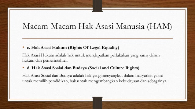 HAK ASASI MANUSIA