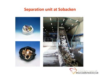 Separation unit at Sobacken




                              www.wasterecovery.se
 
