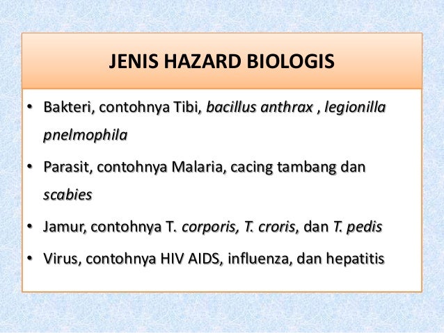 Ppt hazard biologi virus