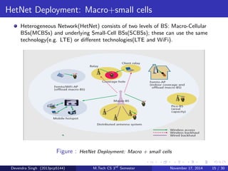 Indoor Macro-Femto Deployment 
Femtos are deployed indoor to enhance the throughput 
Femto cells are open to speci 