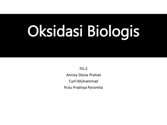 Bioenergenetika, Oksidasi Biologis, Rantai Respiratorik
