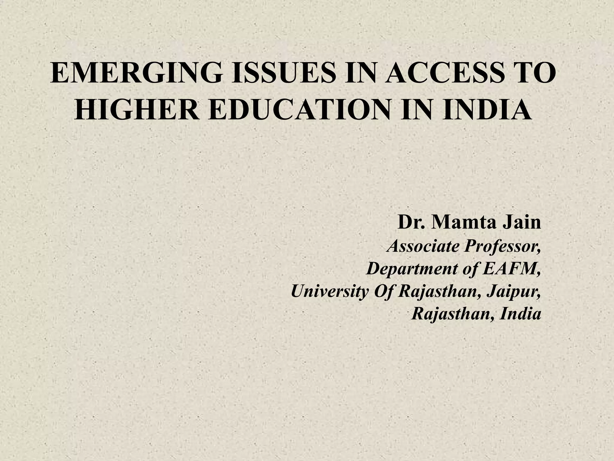 PPT Higher Education for IEA.ppt