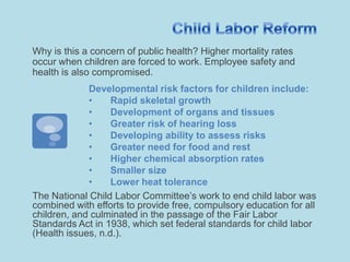 The Role of Public Health in America | PPTX