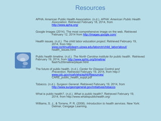 The Role of Public Health in America | PPTX