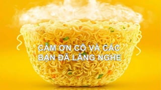 Khảo sát sử dụng mỳ tôm