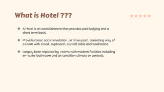 Hotel Industry Presentation | PPTX