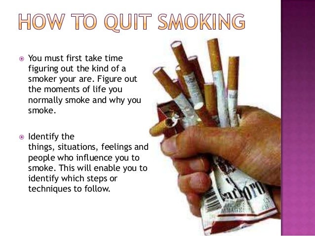 process essay how to quit smoking