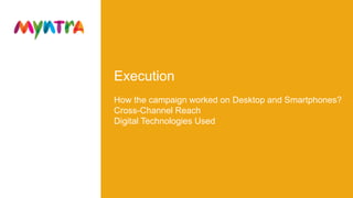 Execution
How the campaign worked on Desktop and Smartphones?
Cross-Channel Reach
Digital Technologies Used
 