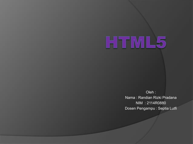 Ppt html5 | PPT