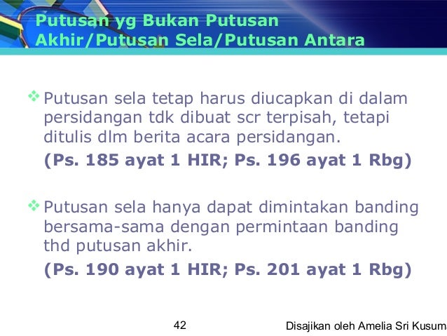 Ppt hukum acara perdata