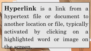 Hypertext Example Text Link PPT_Hypertext and Intertext.pptx for students with activities | PPTX