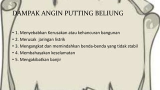 Gejala alam puting beliung | PPTX