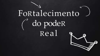 FoRtalecimento
do podeR
Real
 
