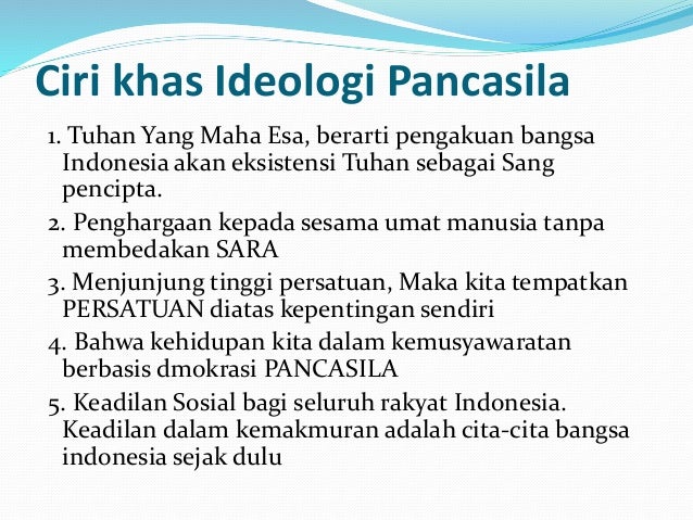 Ideologi Pancasila Terbuka