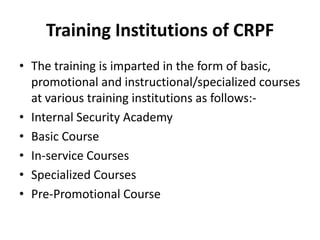 CRPF | PPTX
