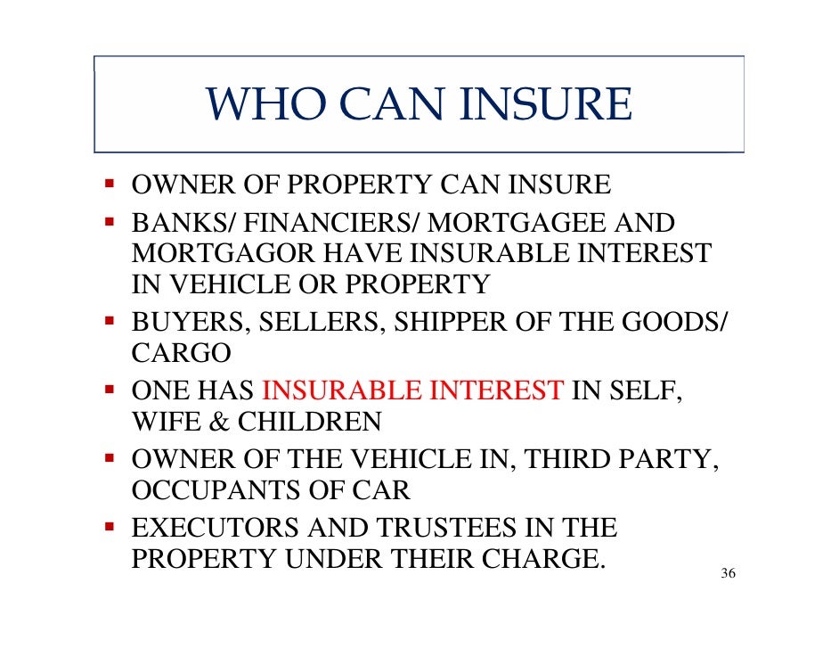 Insurable Interest Car Insurance Insurable Interest Car Insurance