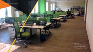 Creation 55 Clic System
• Higiénico
• Instalación fácil y rápida.
• 100% resistente al gua.
• Tecnología “Clic Vertical”
Áreas administrativas
 