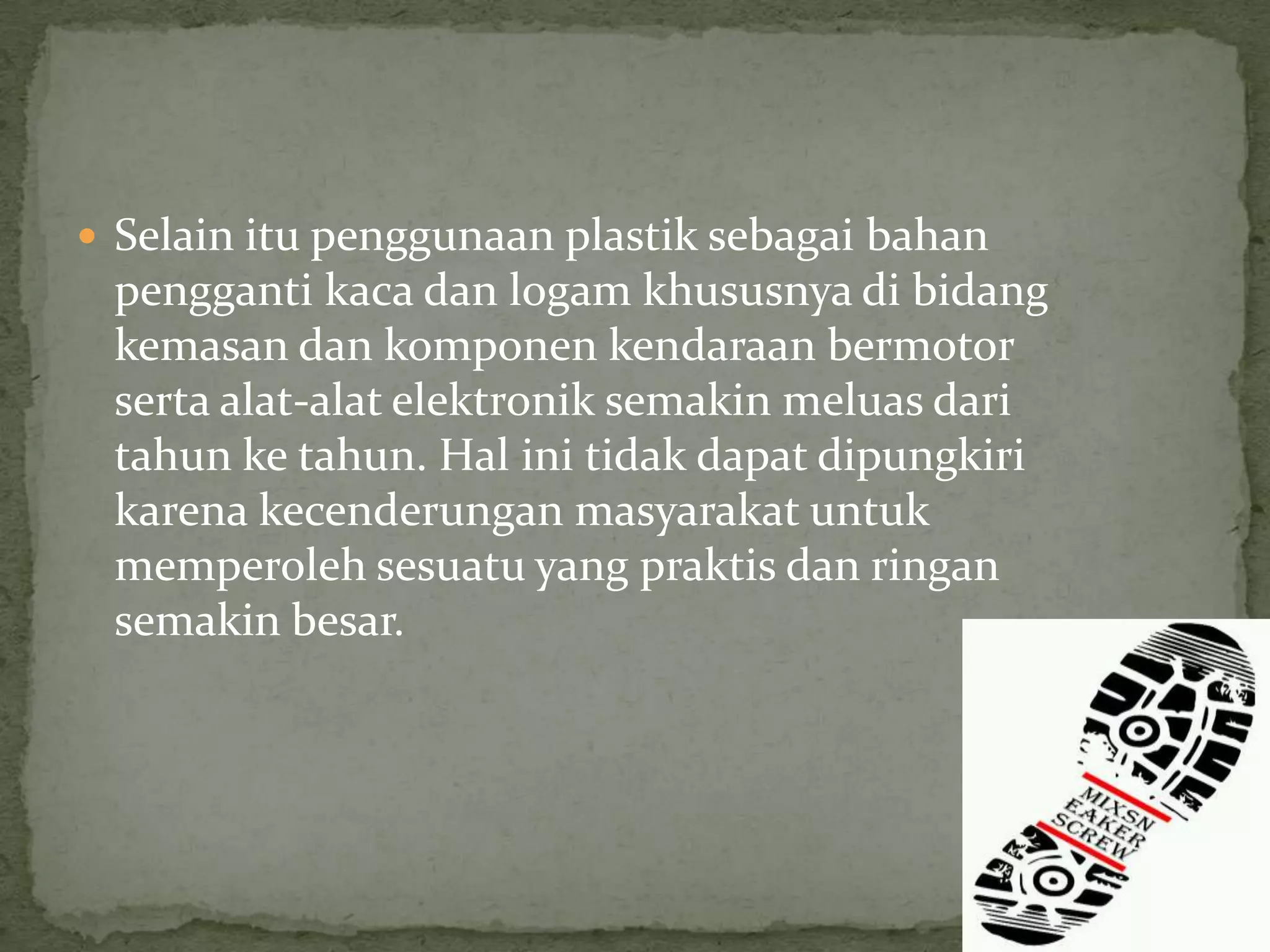 Ppt Industri Barang Plastik Lembaran Pptx