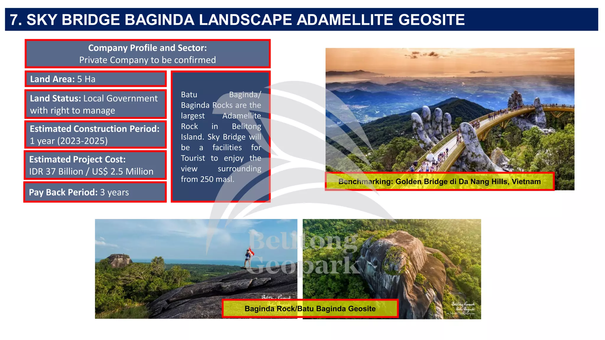 6. PPT Info Belitong UNESCO Global Geopark | PDF
