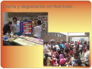 Charla y degustación en Nutrición
